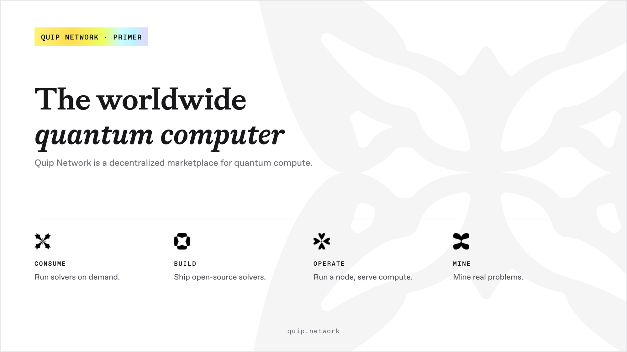 What Is Quip Network? A Primer